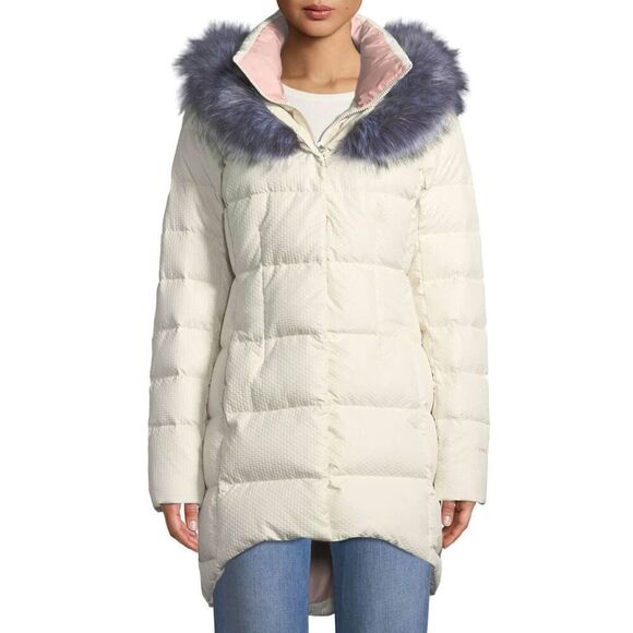 The North Face Hey Mama Parkina Down Puffer Jacket S Cream - Picture 1 of 16
